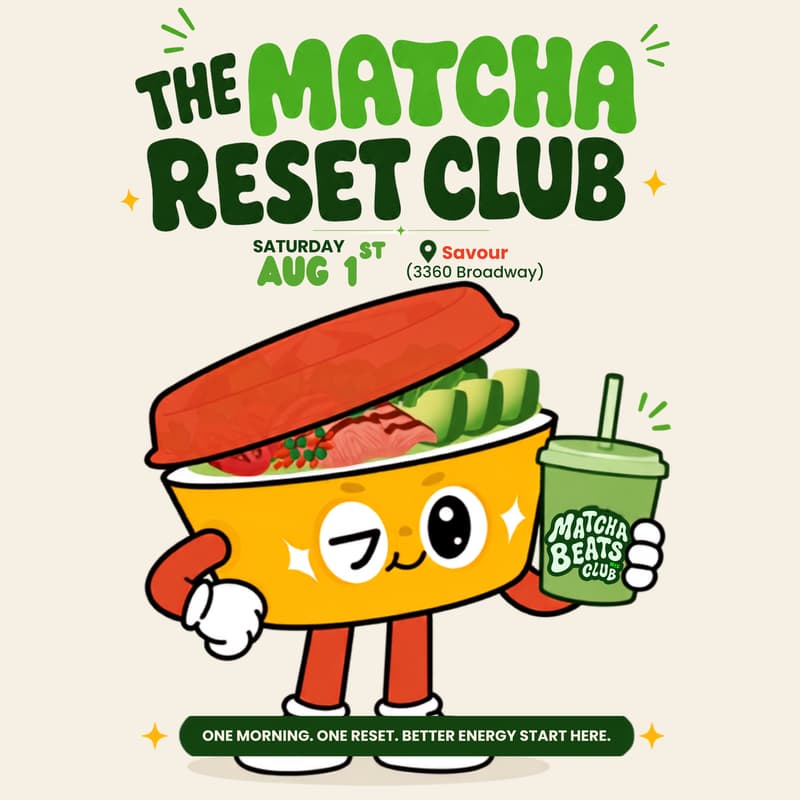 Cover Image for MATCHA RESET CLUB by SAVOUR x MBC