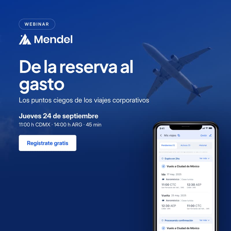Cover Image for De la reserva al gasto: los puntos ciegos de los viajes corporativos