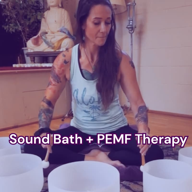 Cover Image for Nervous System Reset Sound Bath with PEMF Solfeggio Healing Frequency Therapy