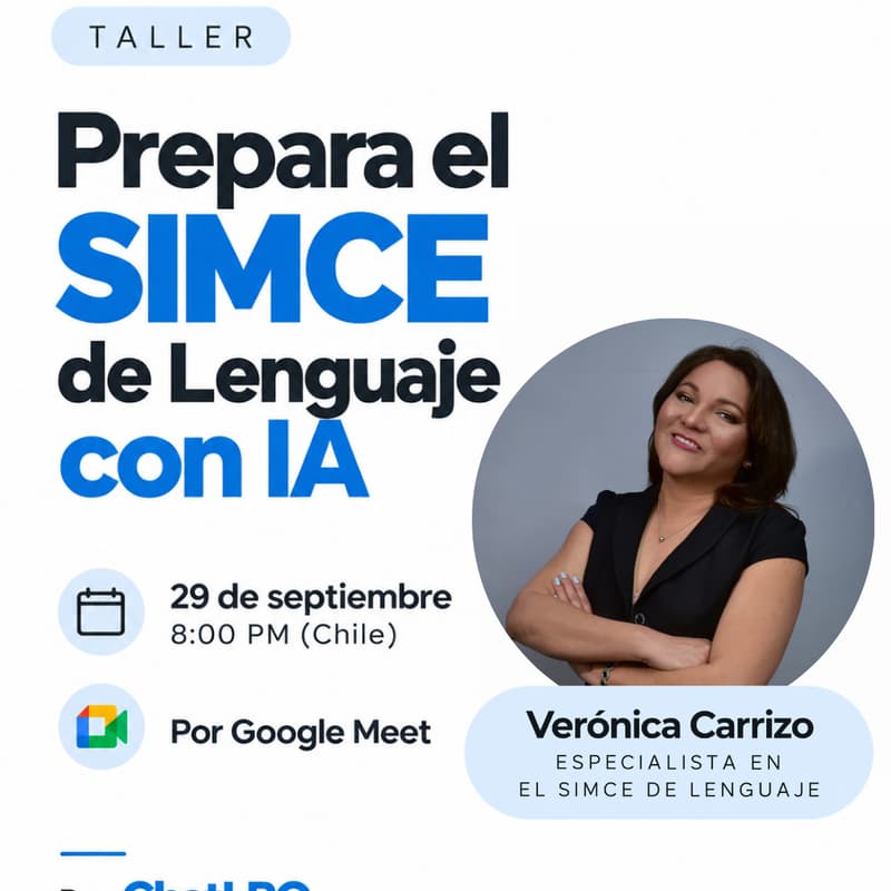 Cover Image for Prepara el SIMCE de Lenguaje con IA