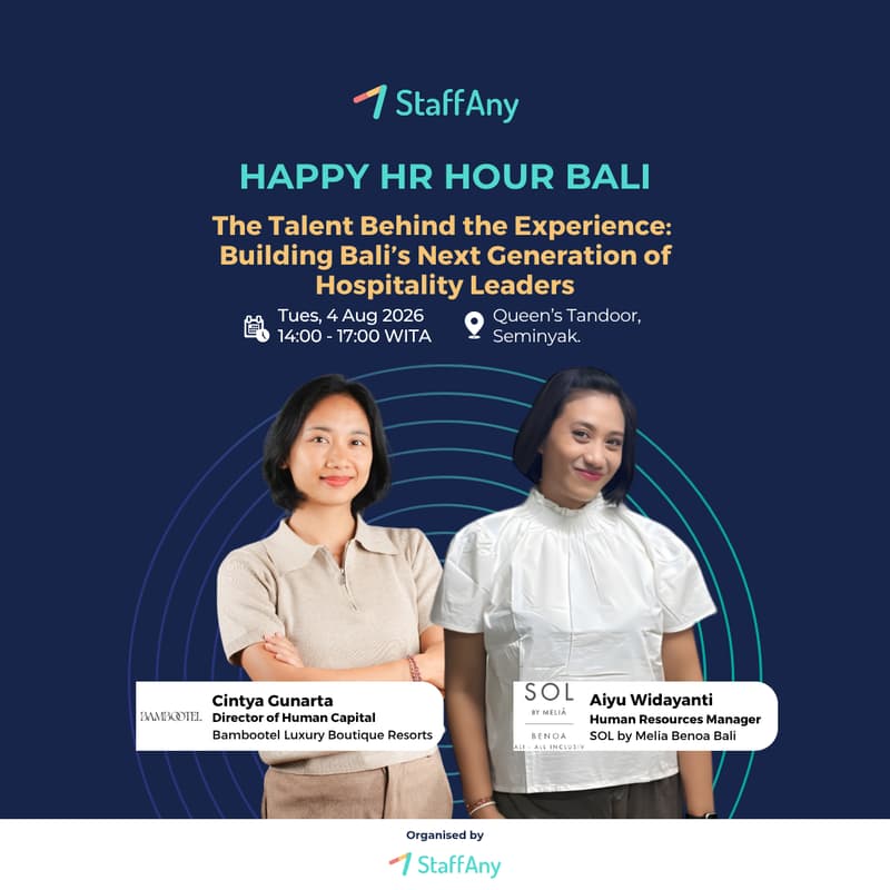 Cover Image for StaffAny Happy HR Hour - Bali