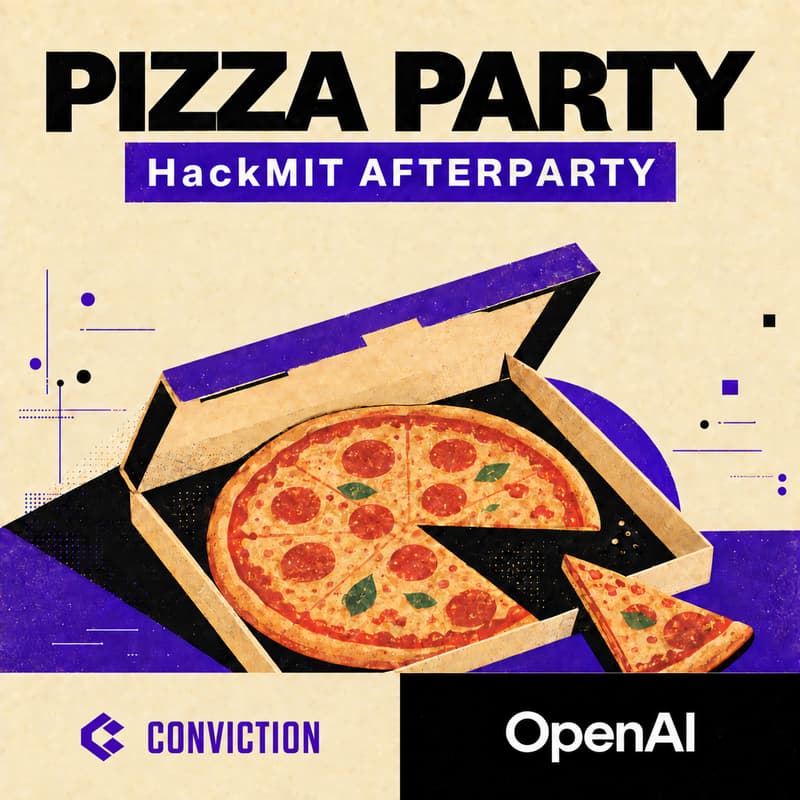 Cover Image for Conviction x OpenAI HackMIT Pizza Party
