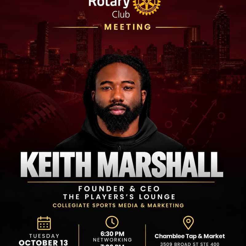 Cover Image for Club Meeting - Keith Marshall