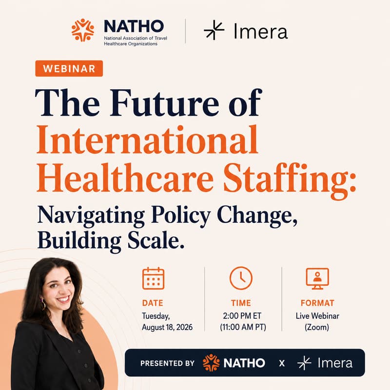 Cover Image for The Future of International Healthcare Staffing: Navigating Policy Change, Building Scale