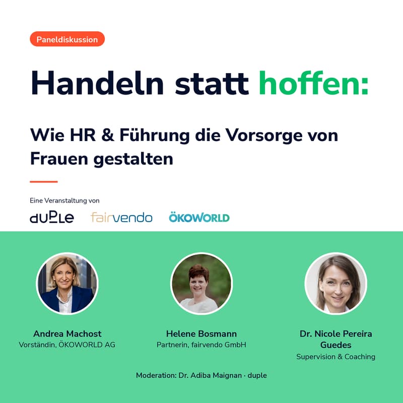 Cover Image for Handeln statt hoffen: Wie HR & Führung die Vorsorge von Frauen gestalten.
