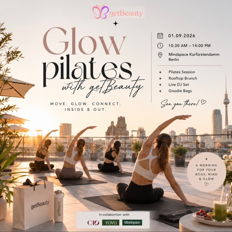 Cover Image for Rooftop Glow Pilates with getBeauty.ai ✨