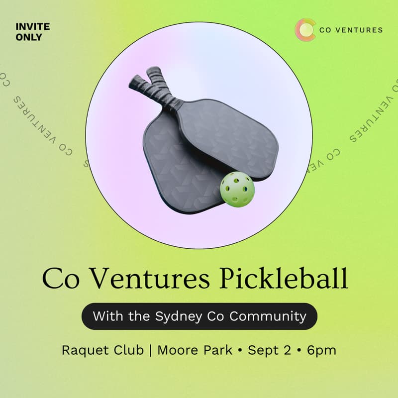 Cover Image for Co Ventures Community x Pickleball