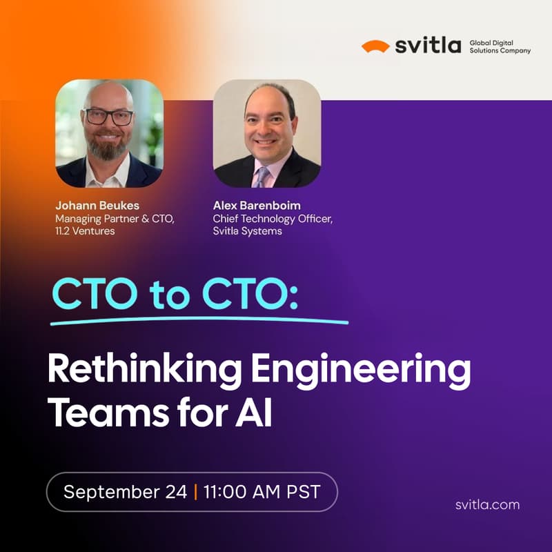 Cover Image for CTO to CTO: Rethinking Engineering Teams for AI