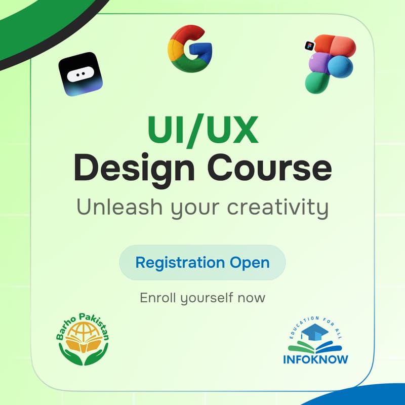 Cover Image for UI/ UX Design Course - Unleash your creativity