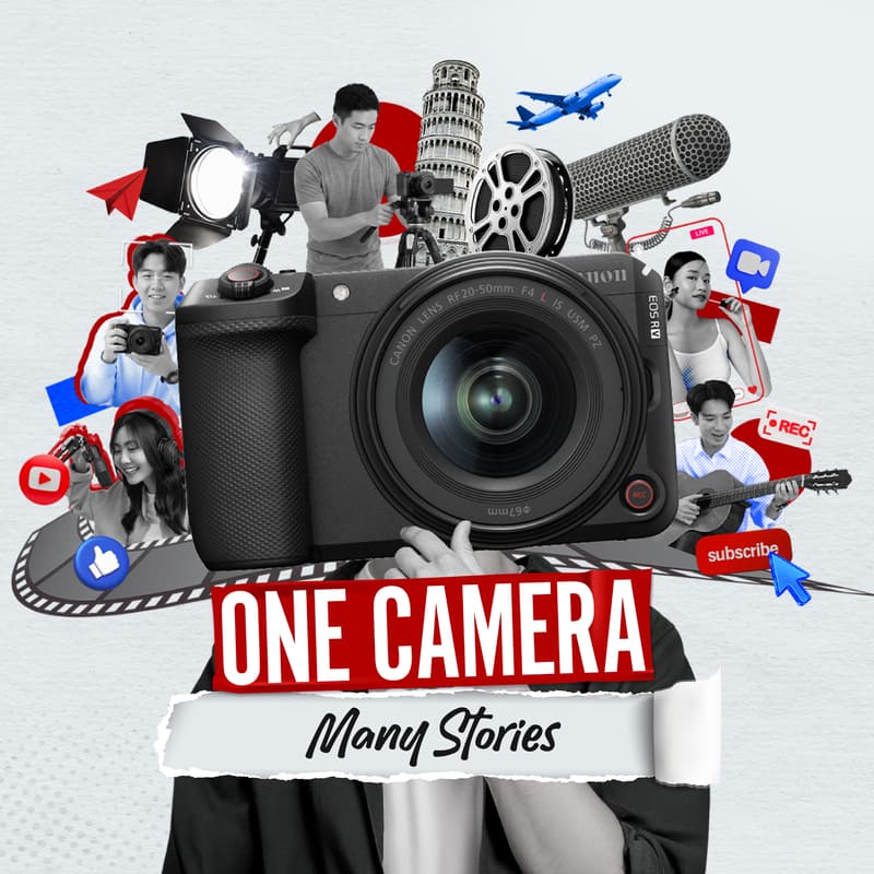 Cover Image for CANON | ONE CAMERA MANY STORIES (PUBLIC)