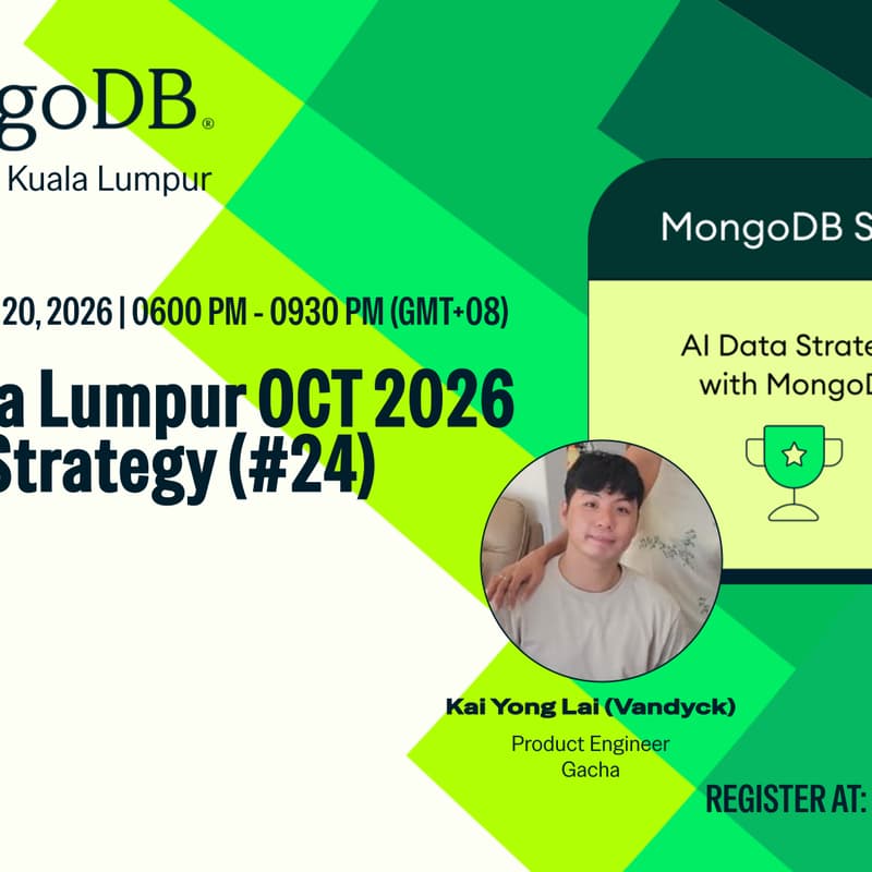 Cover Image for MUG Kuala Lumpur OCT 2026 - AI Data Strategy