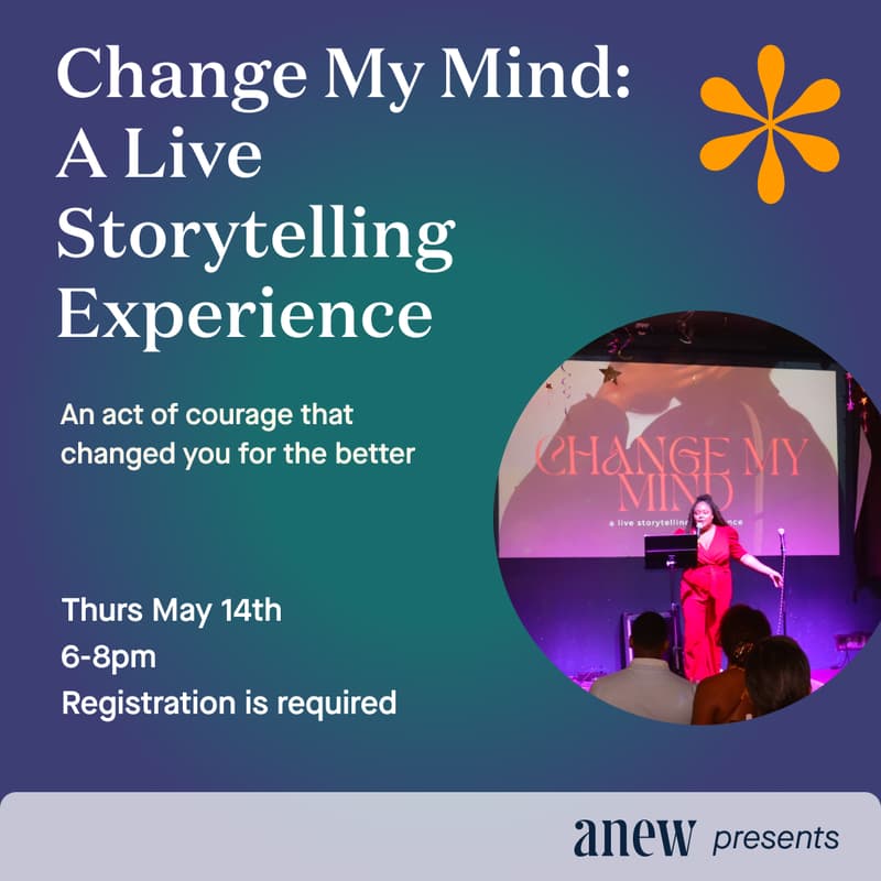 Cover Image for Change My Mind: A Live Storytelling Experience