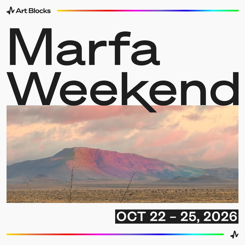Cover Image for Art Blocks Marfa Weekend 2026