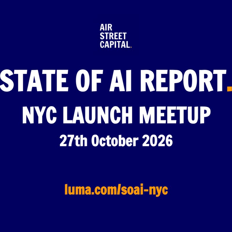 Cover Image for State of AI 2026 - NYC launch event