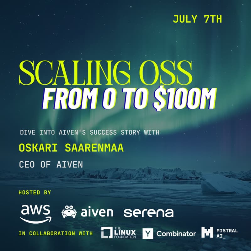 Cover Image for Scaling Open Source from 0 to $100M