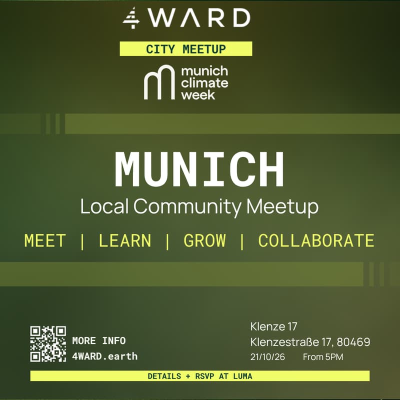 Cover Image for 4WARD Munich x Munich Climate Week Climate & Sustainability Networking Meetup