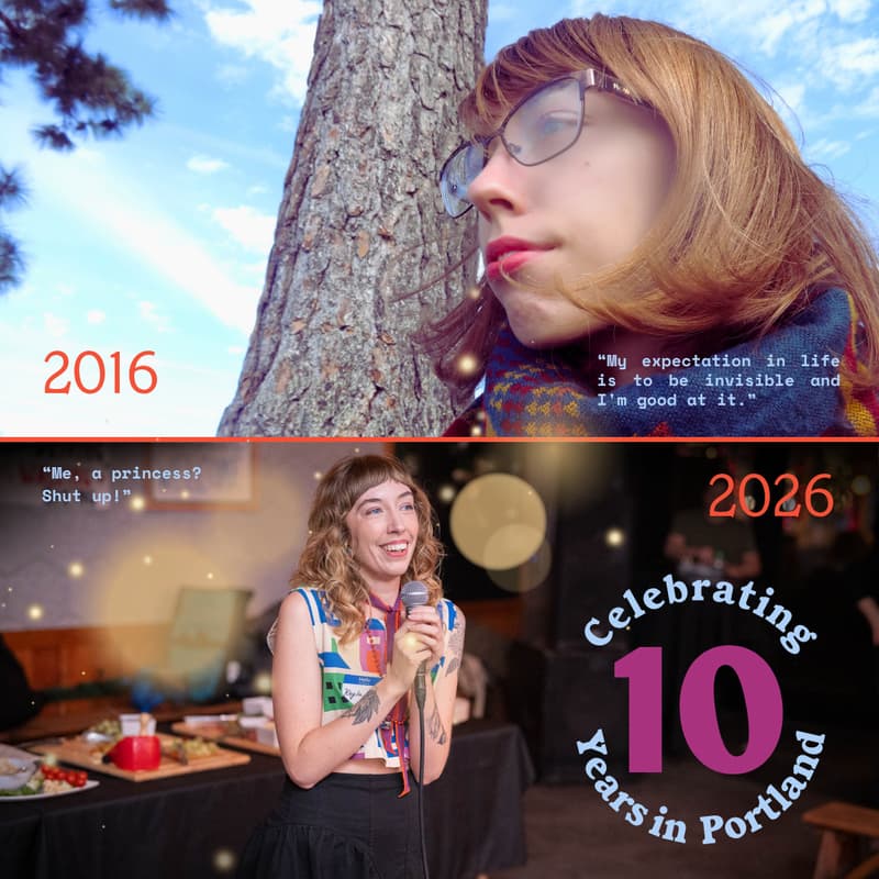 Cover Image for Kayla's 10th year in Portland x 34th birthday party