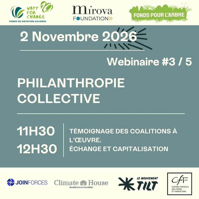 Cover Image for Épisode #3 - Coalitions Philanthropiques - Série de Webinaires Thématiques