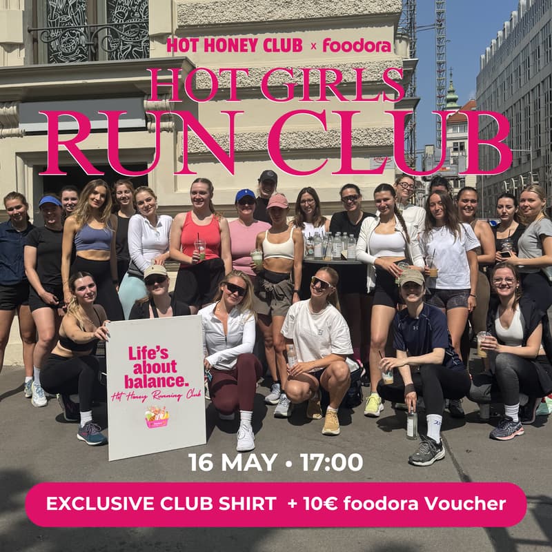 Cover Image for HOT HONEY CLUB x foodora RUN CLUB 🏃🏼‍♀️🤍