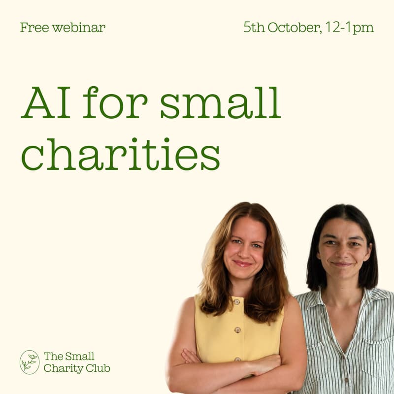 Cover Image for AI for small charities