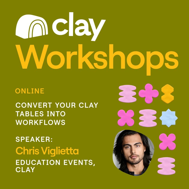 Cover Image for Convert your Clay tables into workflows