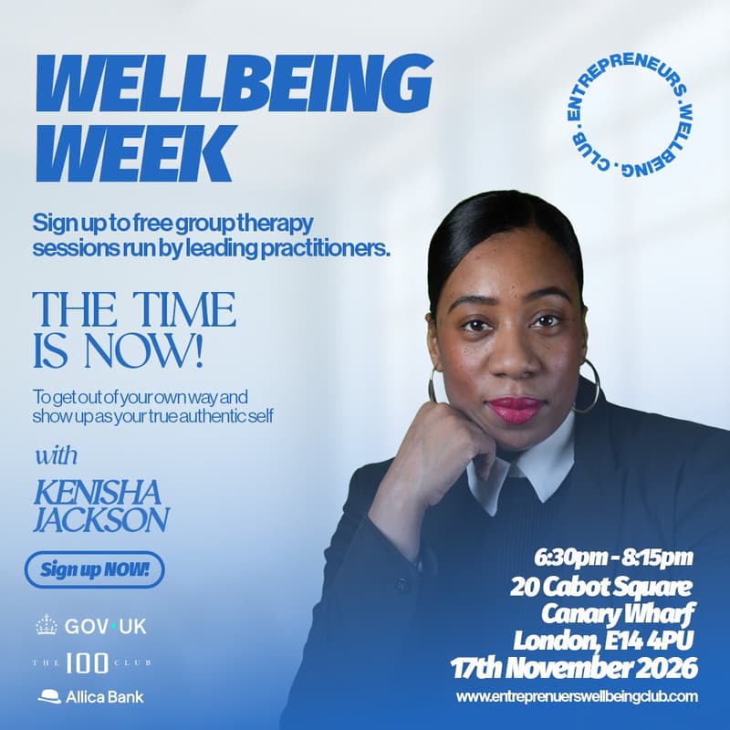 Cover Image for Wellbeing Week: The Time is Now with Dr Kenisha Jackson (IRL)