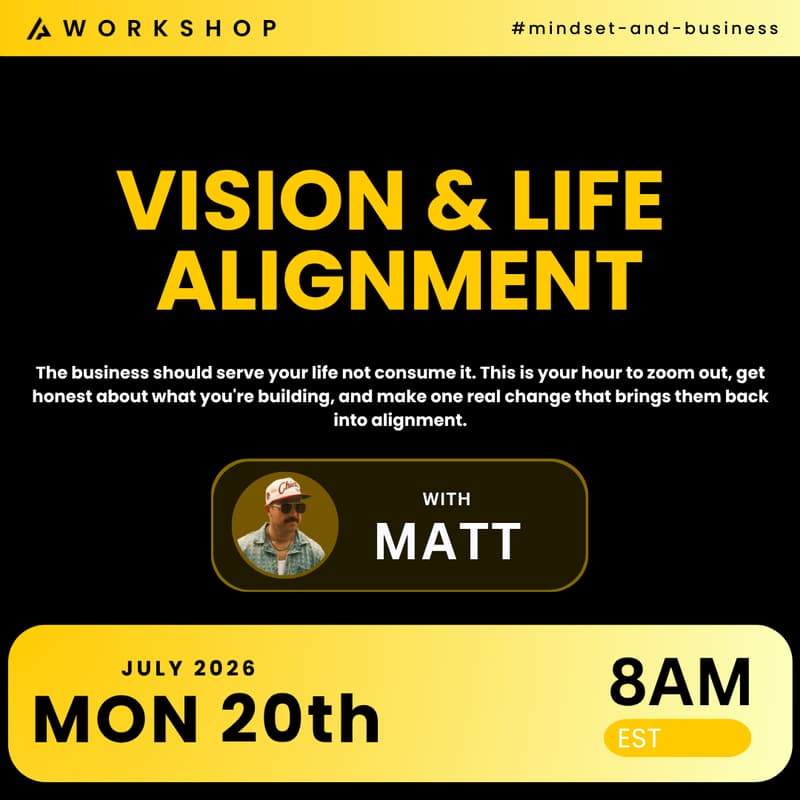 Cover Image for Vision & Life Alignment