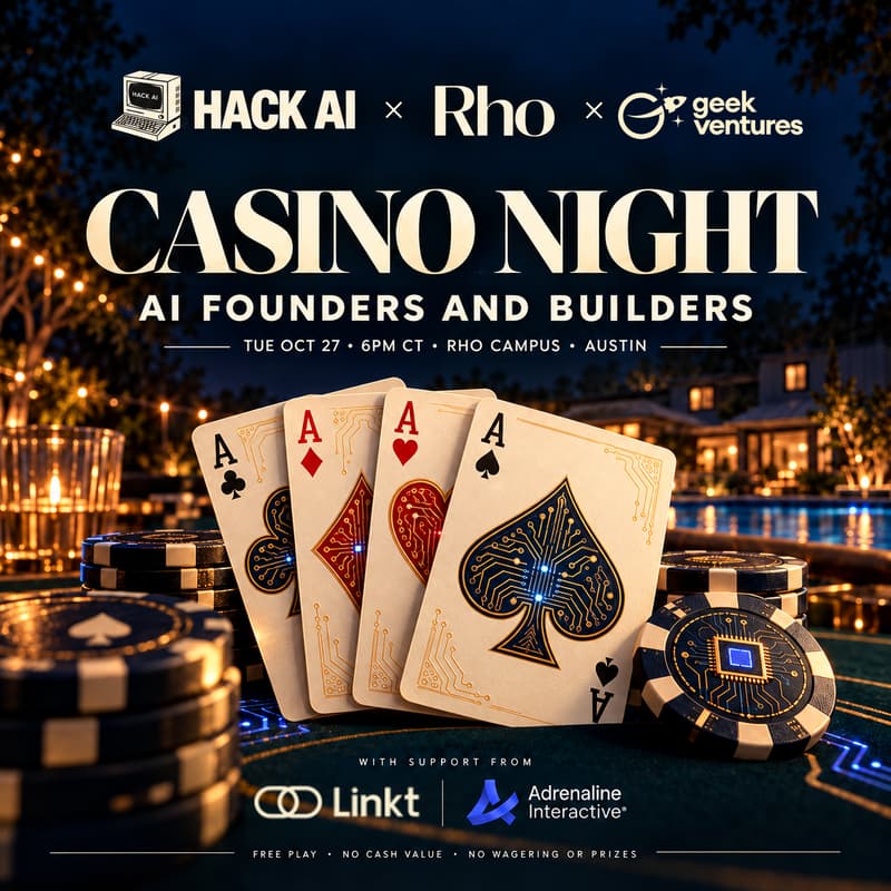 Cover Image for Hack AI × Rho x Geek Ventures: Casino Night