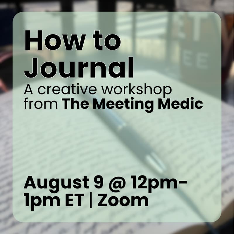 Cover Image for How To Journal - The Workshop