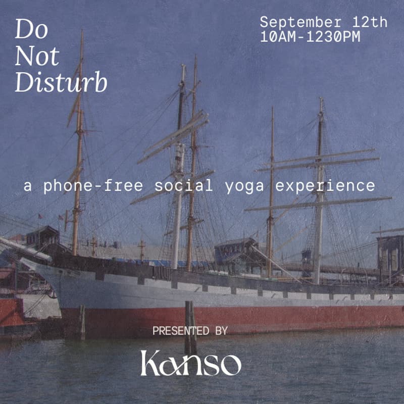 Cover Image for Do Not Disturb: Phone-Free Yoga on the Tall Ship