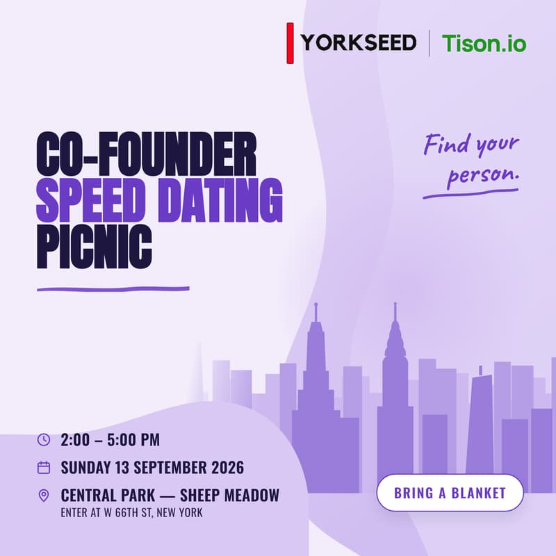 Cover Image for Co-Founder Speed Dating Picnic