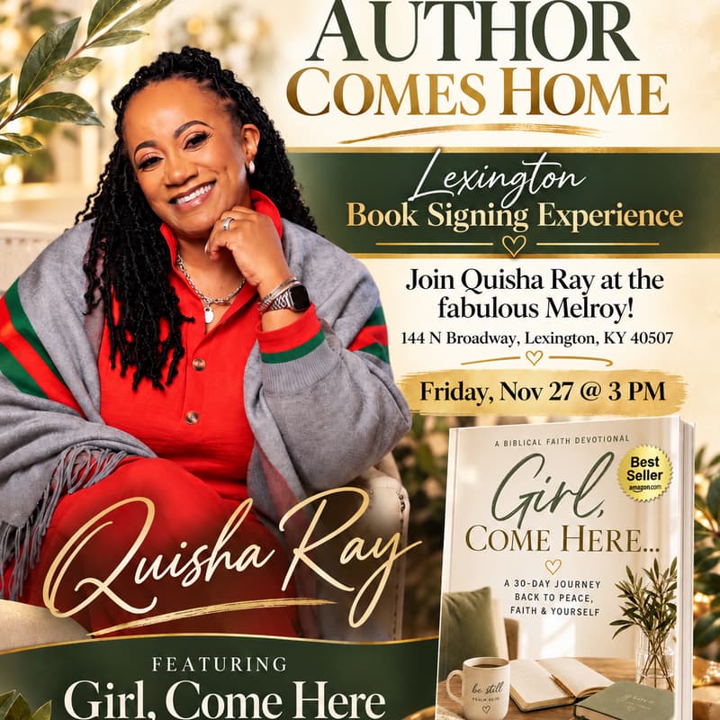 Cover Image for Book Signing Experience- Quisha Ray