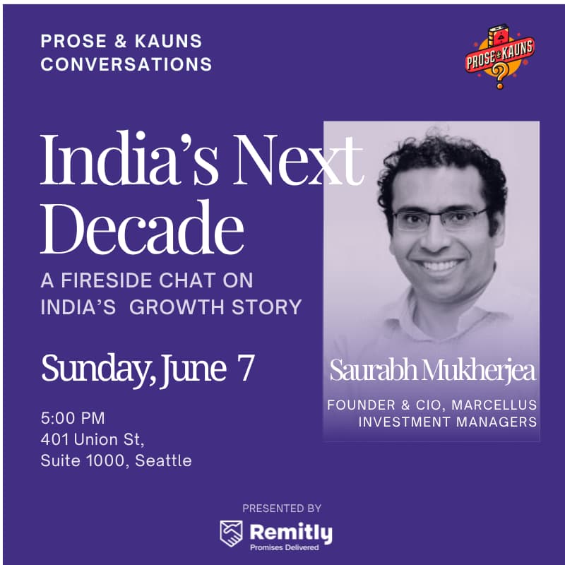 Cover Image for India's Growth Story: A Fireside Chat with Saurabh Mukherjea