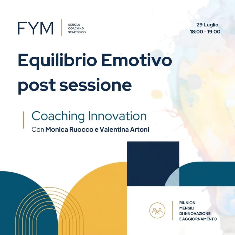 Cover Image for Coaching Innovation: Equilibrio Emotivo post sessione