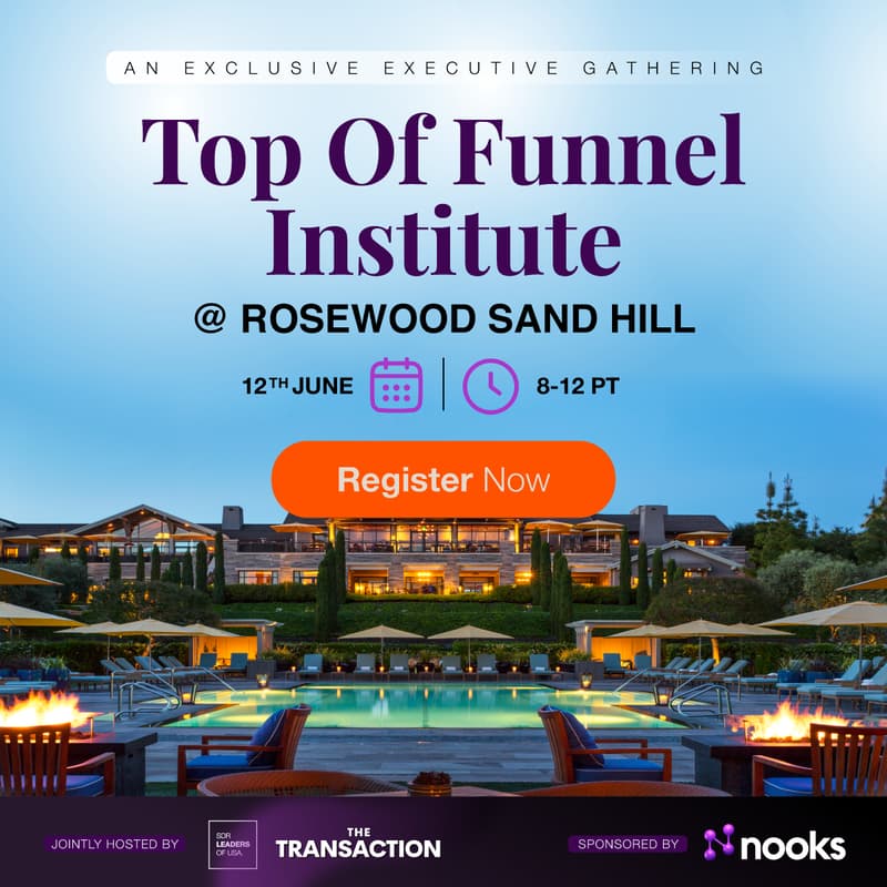 Cover Image for Top of Funnel Institute @ Rosewood Sand Hill
