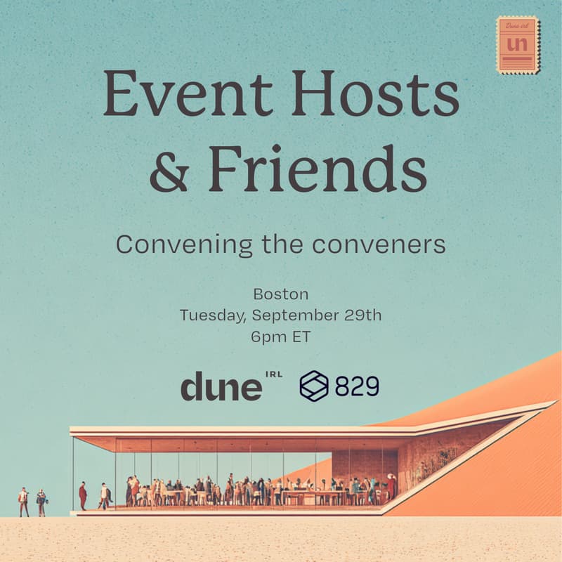 Cover Image for Event Hosts & Friends | 004