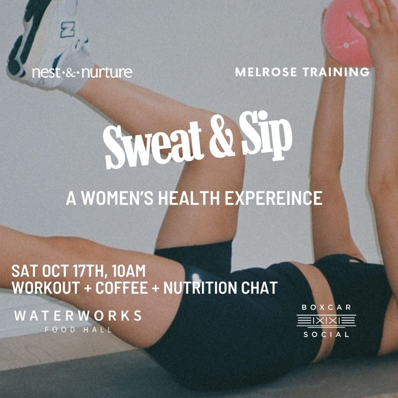 Cover Image for Sweat & Sip: A Women's Health Experience