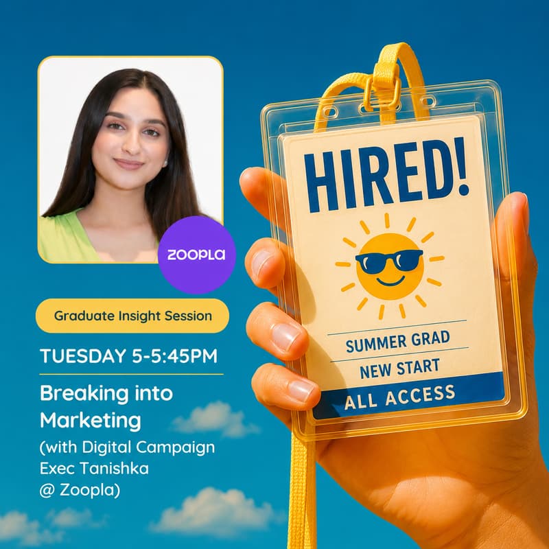 Cover Image for Breaking into Marketing (FREE Insight Session via Career Launch Club 🚀)