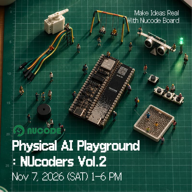 Cover Image for Physical AI Playground: NUcoders Vol.2
