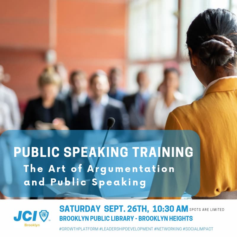Cover Image for PUBLIC SPEAKING TRAINING - THE ART OF PUBLIC SPEAKING
