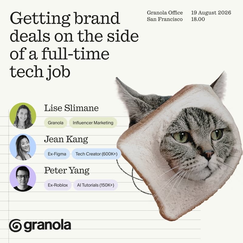Cover Image for From Operator to Creator: Getting brand deals on the side of a full-time tech job