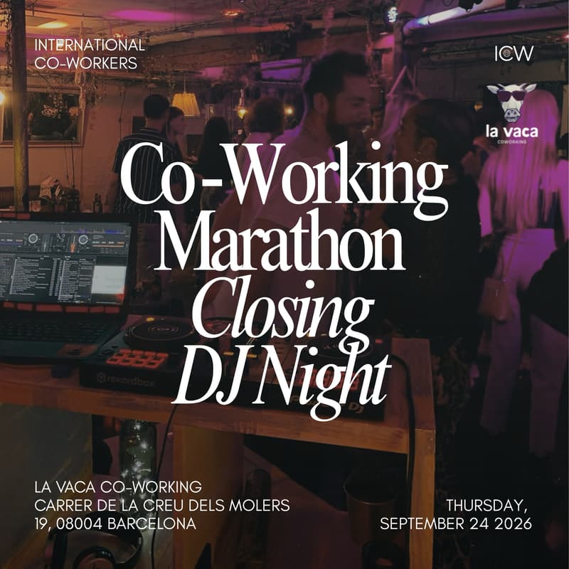 Cover Image for International Co-Workers Closing DJ Night 🪩