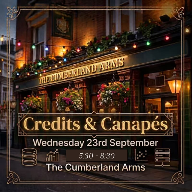 Cover Image for Credits & Canapés | Hosted by Orchestra, Alvin, Greybeam & Snowplow