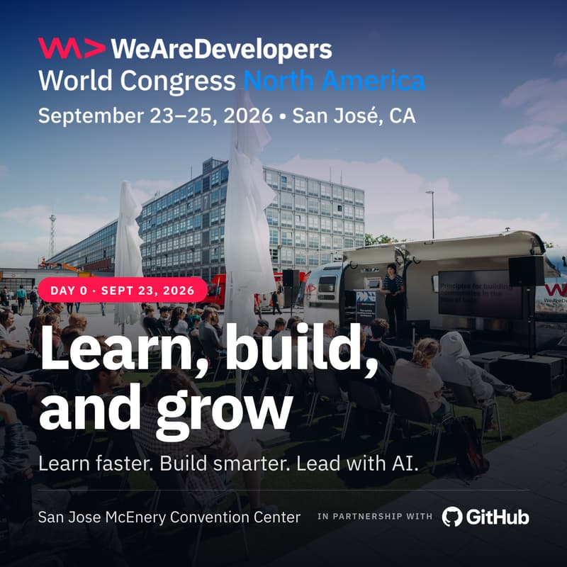 Cover Image for WeAreDevelopers Networking Day (with GitHub)