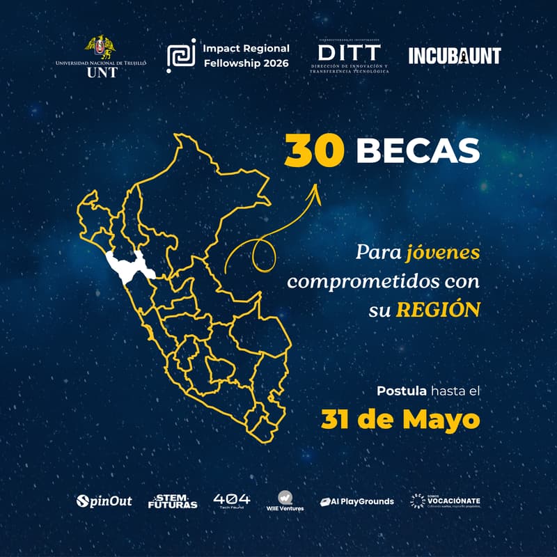 Cover Image for EMPIEZA HOY 🌀 SÚMATE AL IMPACT REGIONAL FELLOWSHIP 2026 🚀 LA LIBERTAD