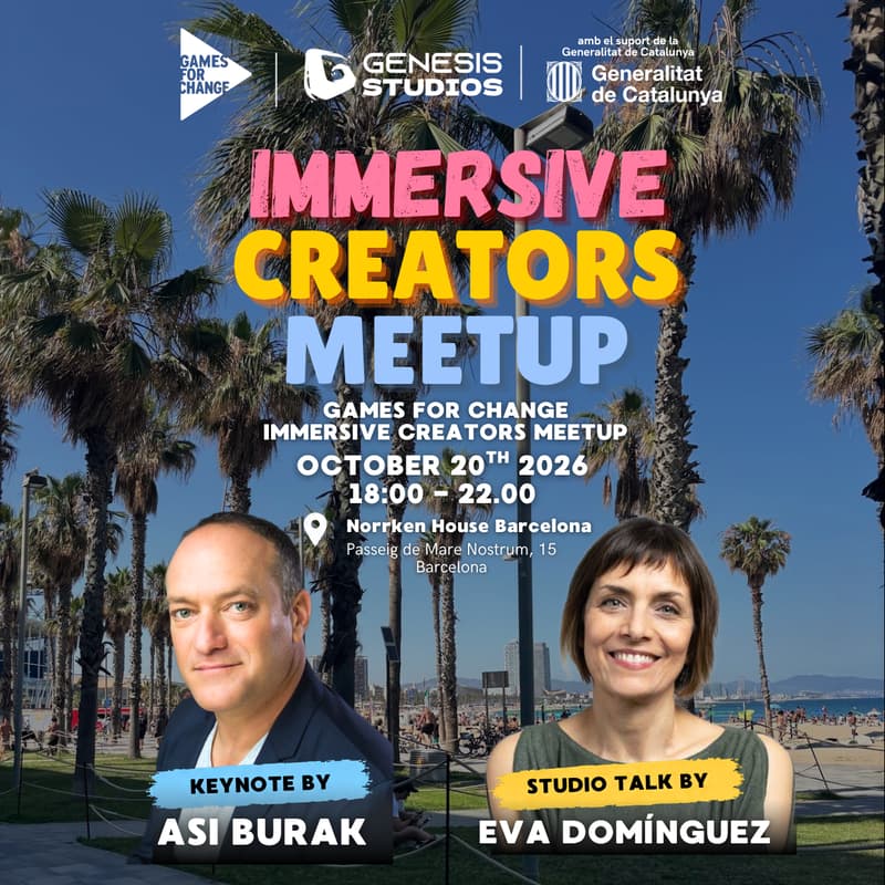 Cover Image for Games for Change x Immersive Creators Meetup Barcelona