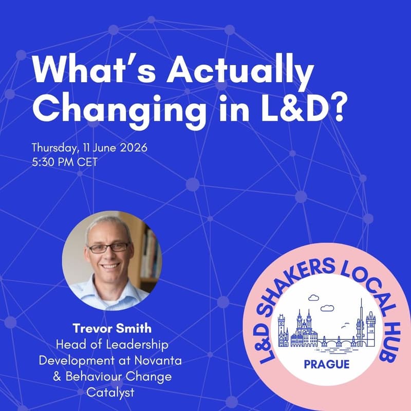 Cover Image for Local Hub Prague: What’s Actually Changing in L&D?
