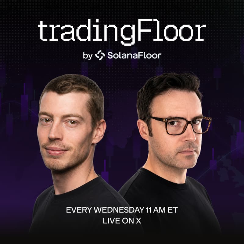 Cover Image for tradingFloor | Weekly Solana Trading Livestream