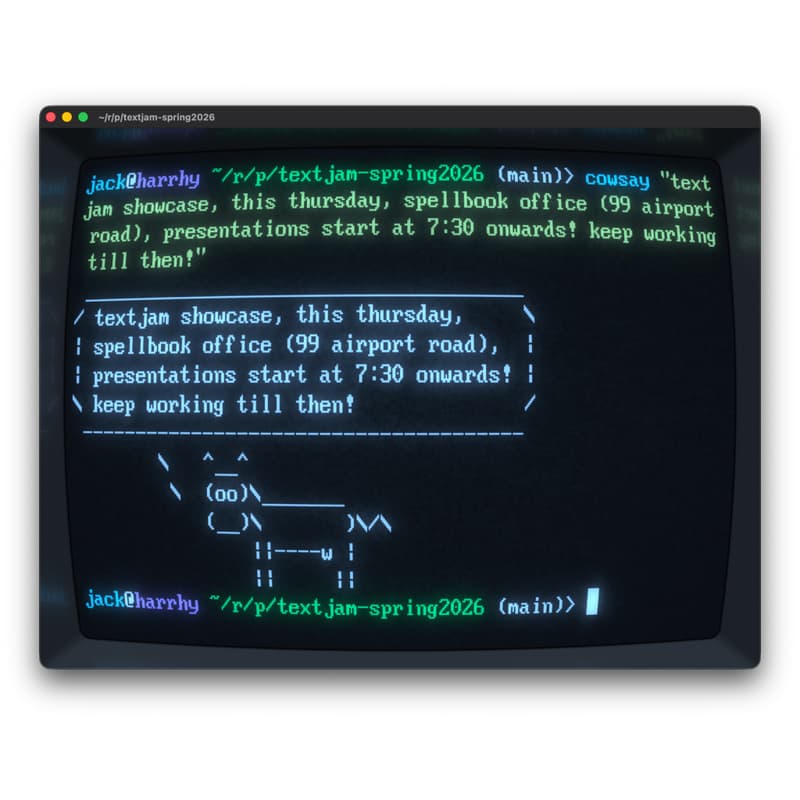 Cover Image for textjam showcase