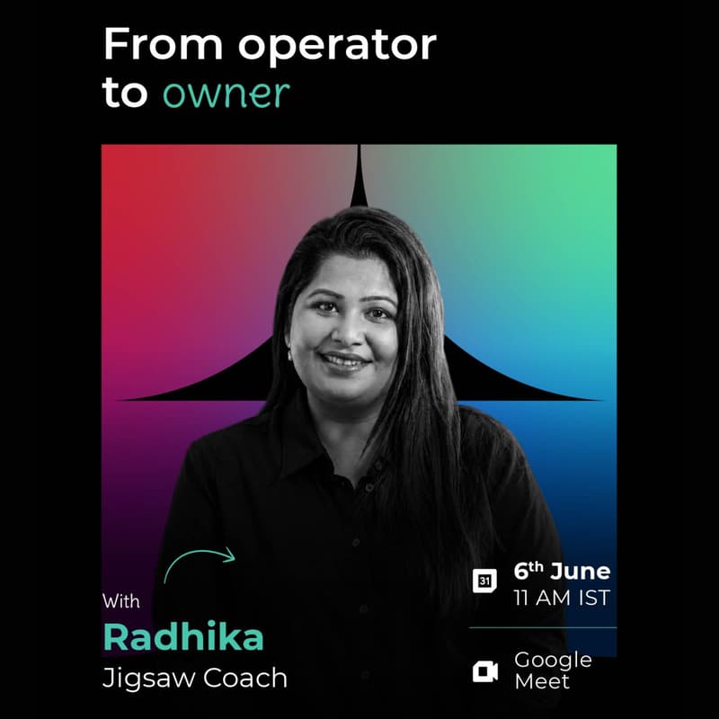 Cover Image for Move yourself from Operator to Owner